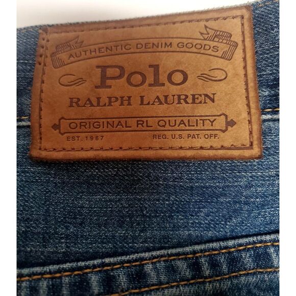 Polo Ralph Lauren Jeans 50x32 NWT The Hampton Relaxed Straight Denim Made Mexico - Picture 8 of 15